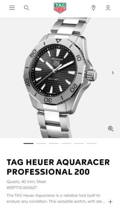 Tag Heue_r Aquaracer 200 professional Solargraph Automatic