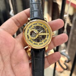 Patek_Philippe Gold-Tone Automatic Mechanical Skeleton