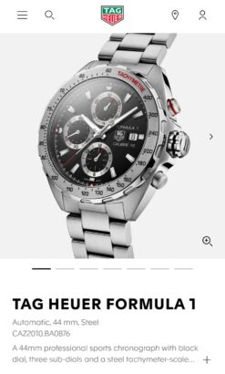 Tag heue_r Chronograph Formula 1 Calibre 16