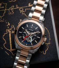 Tomm_y Hilfiger automatic skeleton Copper Black